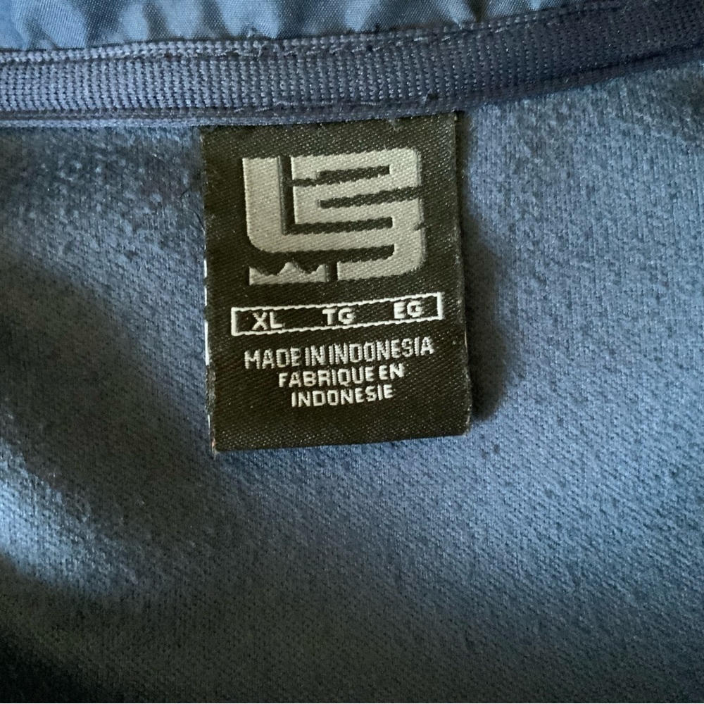 Vintage Nike LBJ23 LeBron James Full Zip Hoodie Jacket Blue Mens XL 2000s - Picture 11 of 14